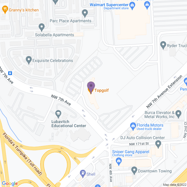Recent locations map